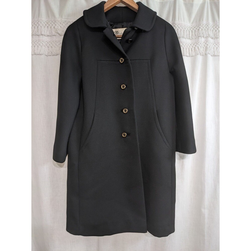 Vintage 1960's Forstmann ILGWU Single Breasted Zollinger Harned Women's Coat M?